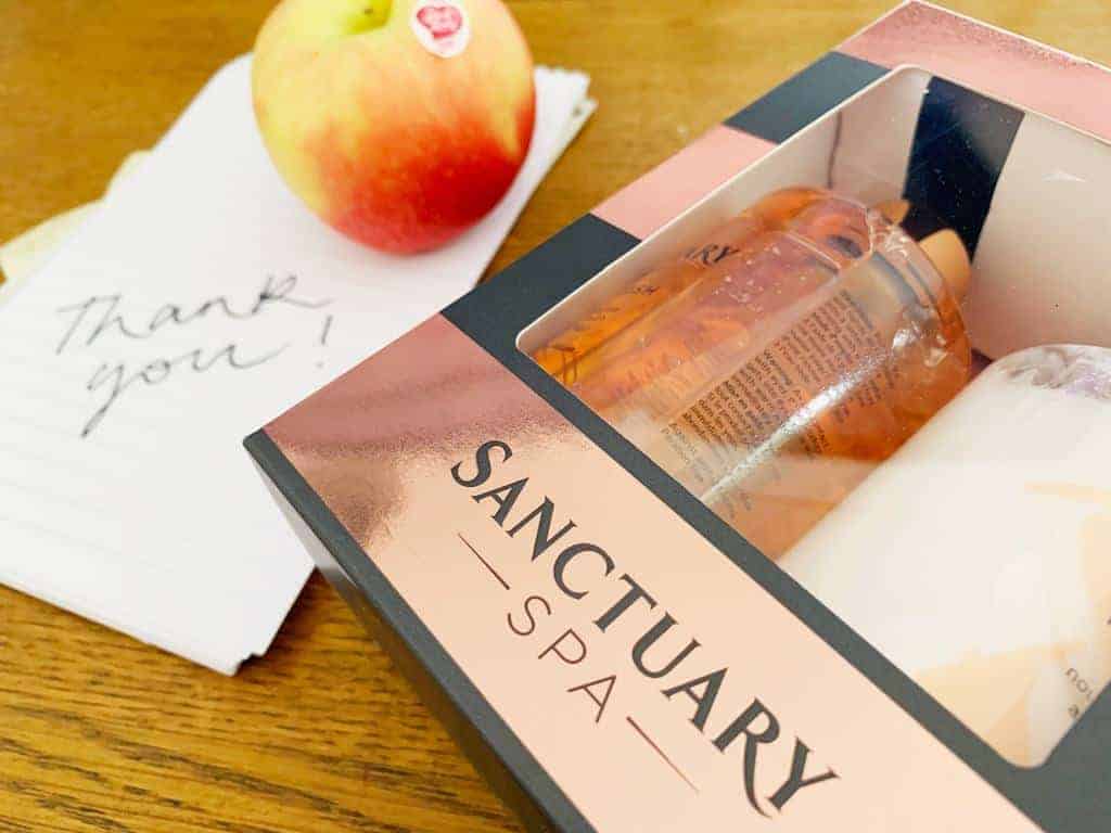 Sanctuary Spa Every Moment Matters Gift Set makes a great gifts for teachers