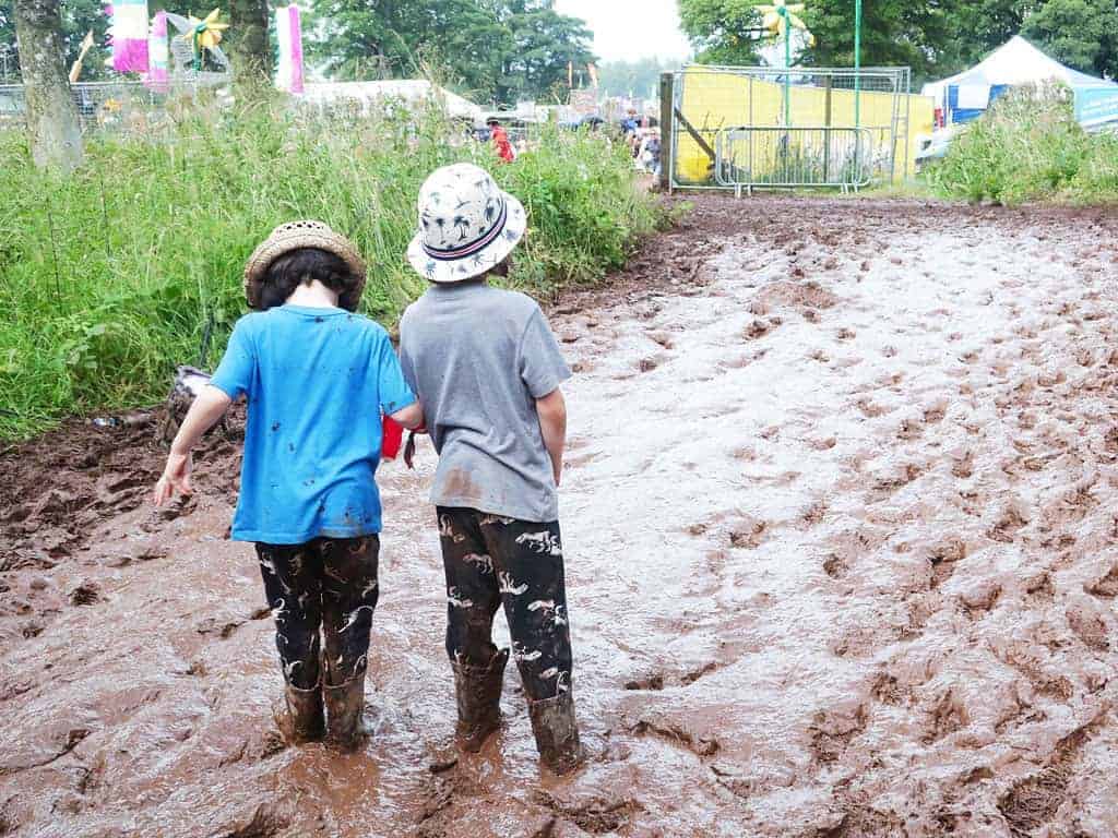 The river of mud at Kendal Calling festival