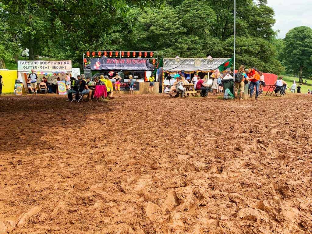 The river of mud at Kendal Calling festival