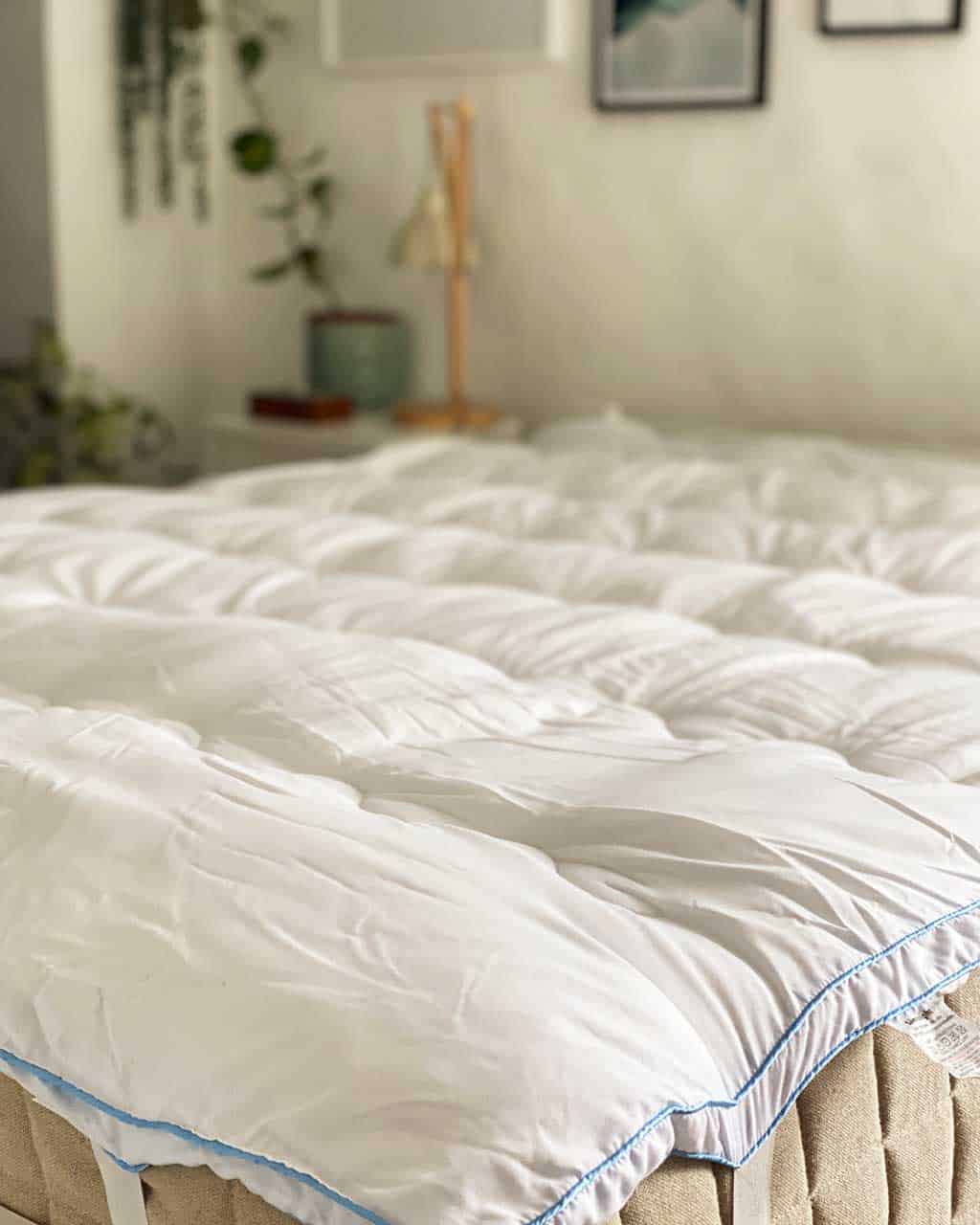 The Silentnight Comfort Control Mattress Topper makes a hard bed feel like sleeping on a cloud!