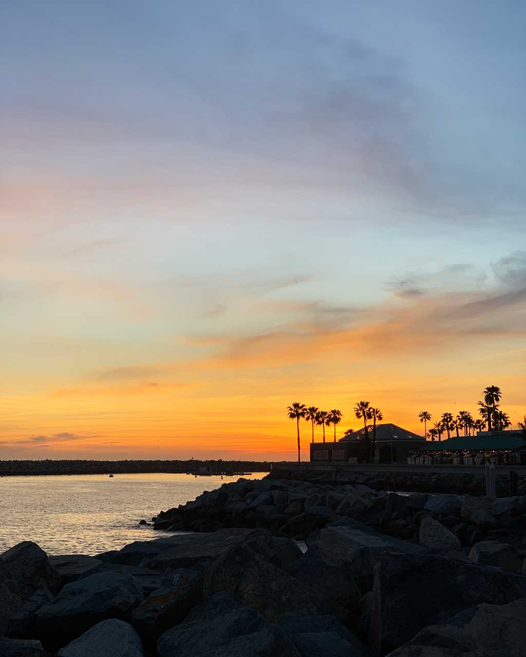 Our Family road trip from LA to San Fran — Sunset over Redondo Beach
