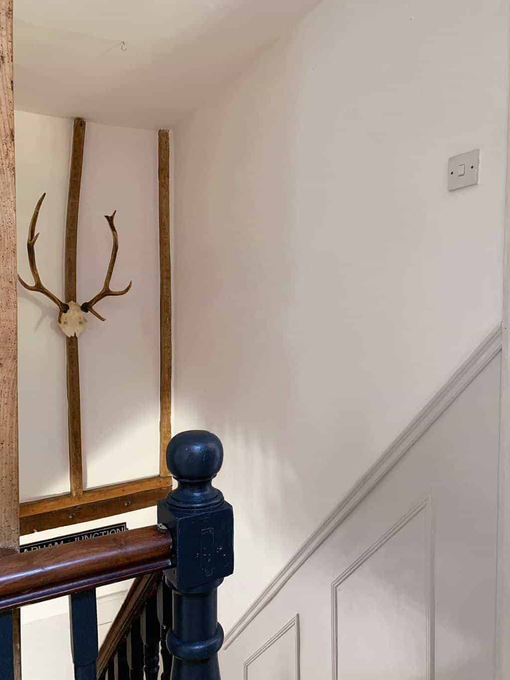 fake panelling hallway