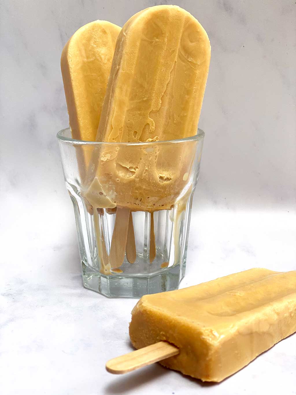 A Recipe for Creamy Caramel Ice Lollies {with just 2 ingredients}