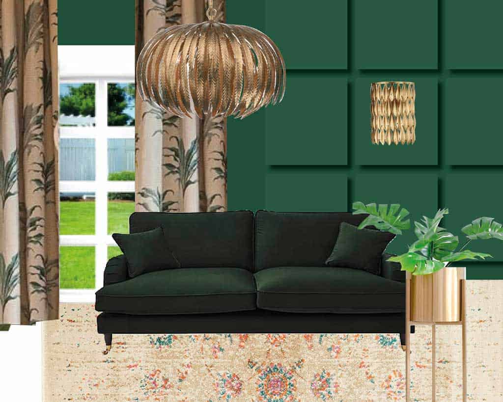 Creating Mood Boards is a useful way to select curtains. 