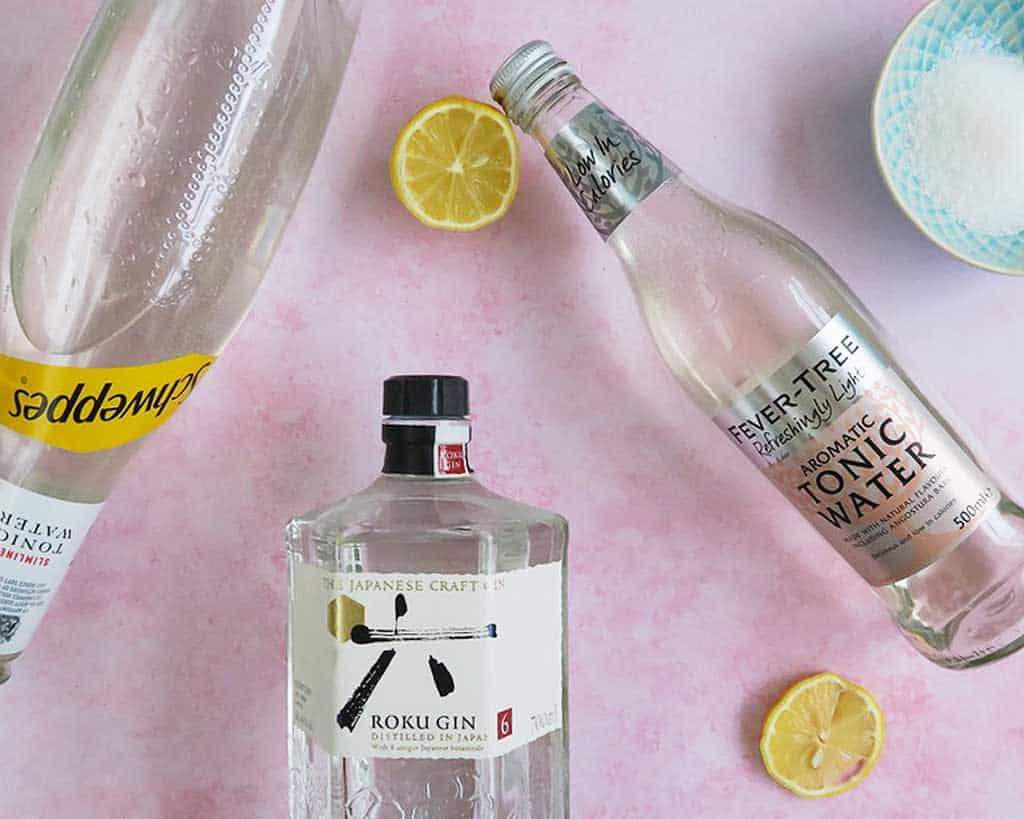 All the ingredients you'll need for this Gin and Tonic Ice Lolly recipe