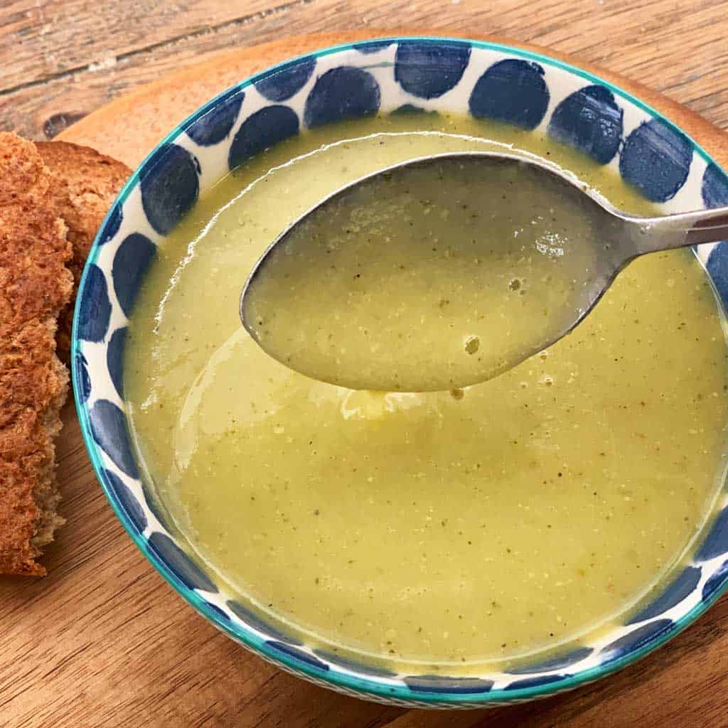 Recipe for Courgette Leek and Potato Soup