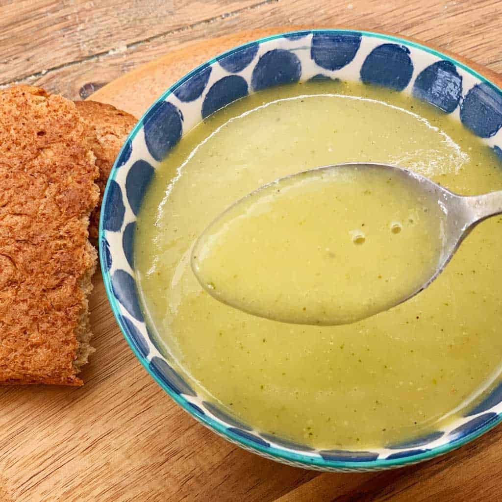 A recipe for Easy Peasy Courgette Leek and Potato Soup