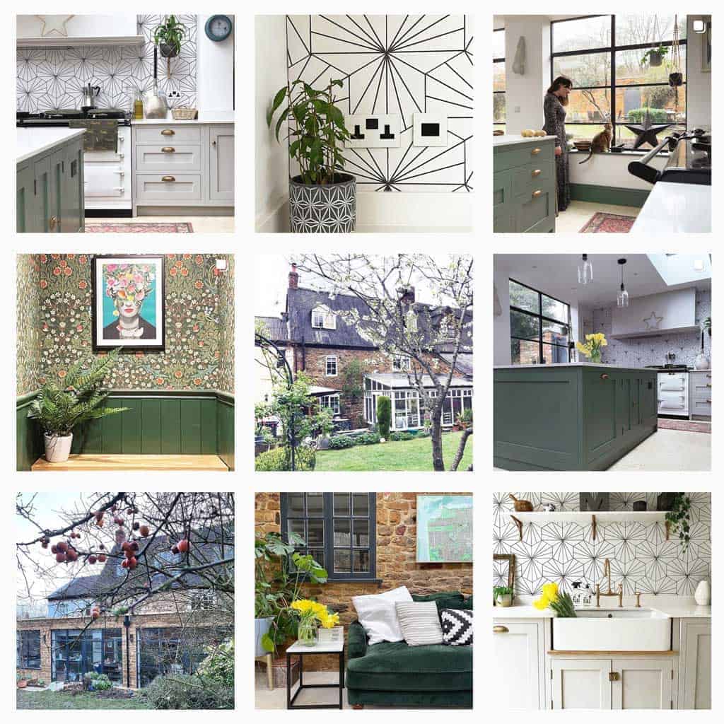 the listed home images on Instagram