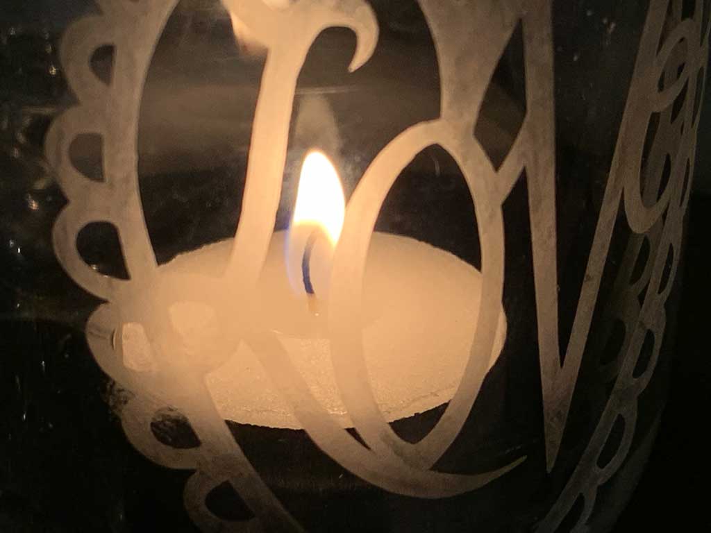 A DIY Tealight Holder (Free Love Heart Cut File)