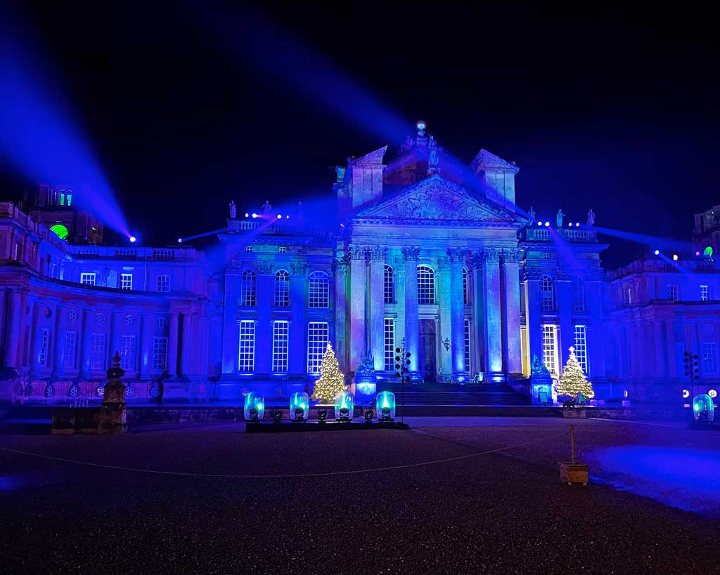 The Blenheim Palace Christmas Lights Trail