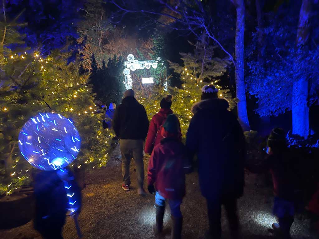 The Blenheim Palace Christmas Lights Trail