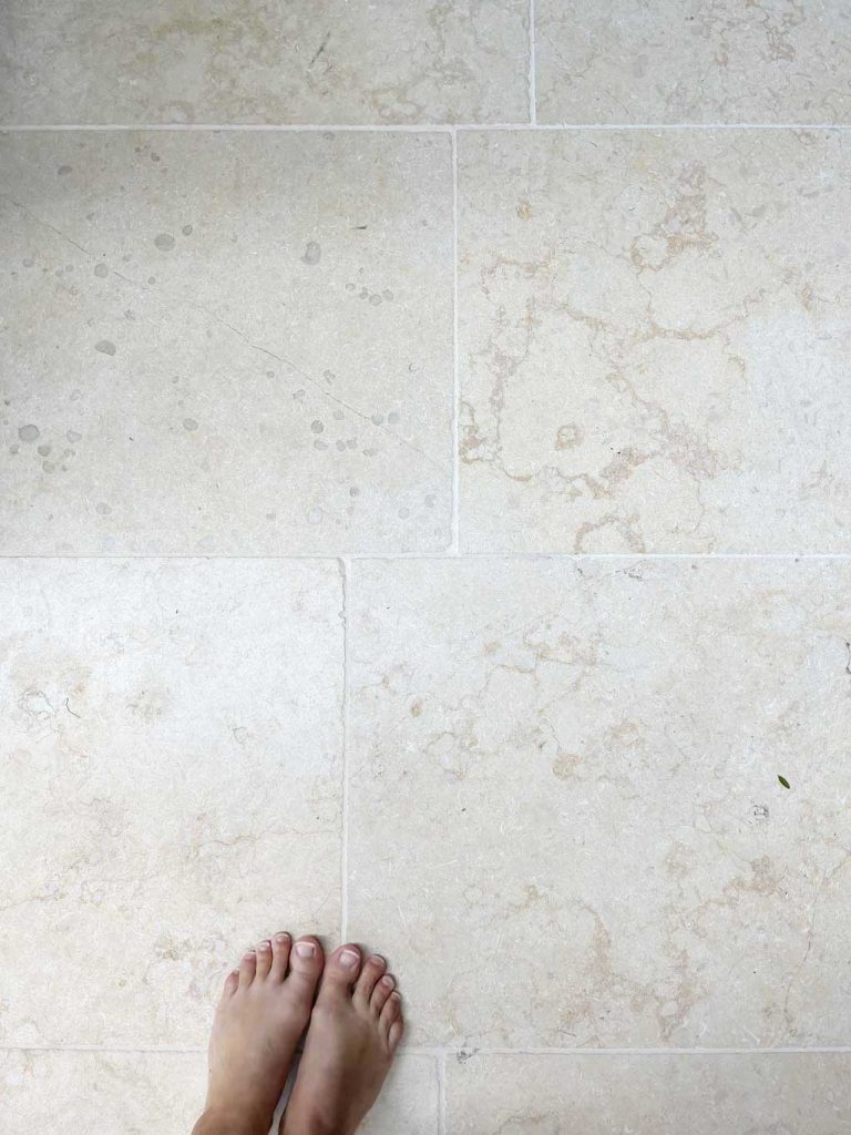 We bought our Monte Carlo limestone flooring for our kitchen extension from  Quorn Stone.
