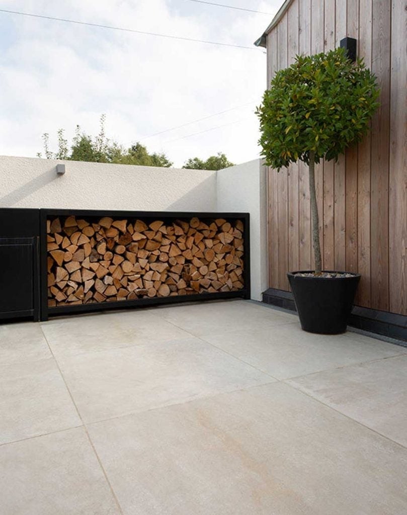 As well as paving and flooring in natural materials, Quorn also sells stone effect exterior porcelain tiles.