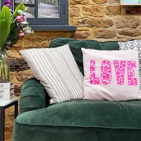 Make A Leopard Print Love Cushion