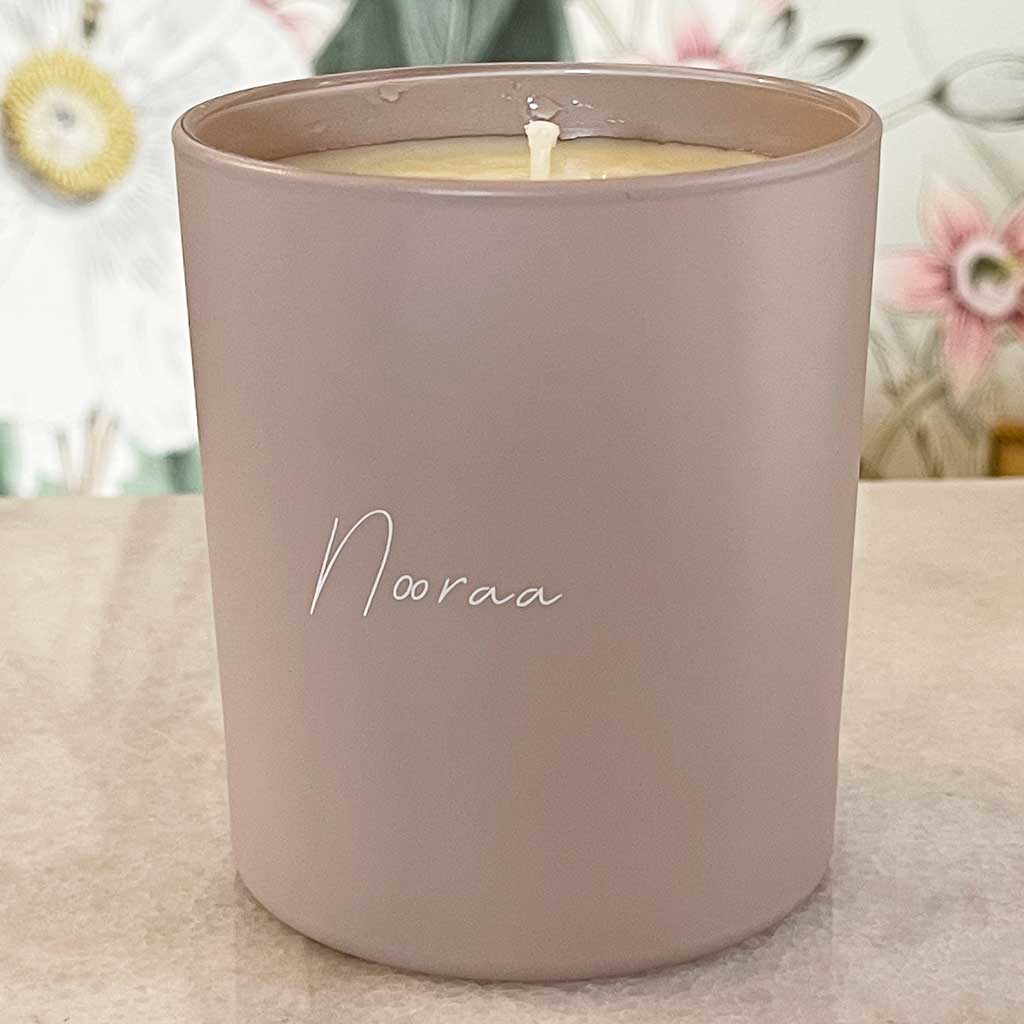 Eco friendly candles from Noora make a lovely alternative valentines gift.