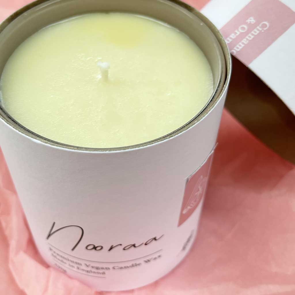 Eco friendly candles from Noora make a lovely alternative valentines gift.