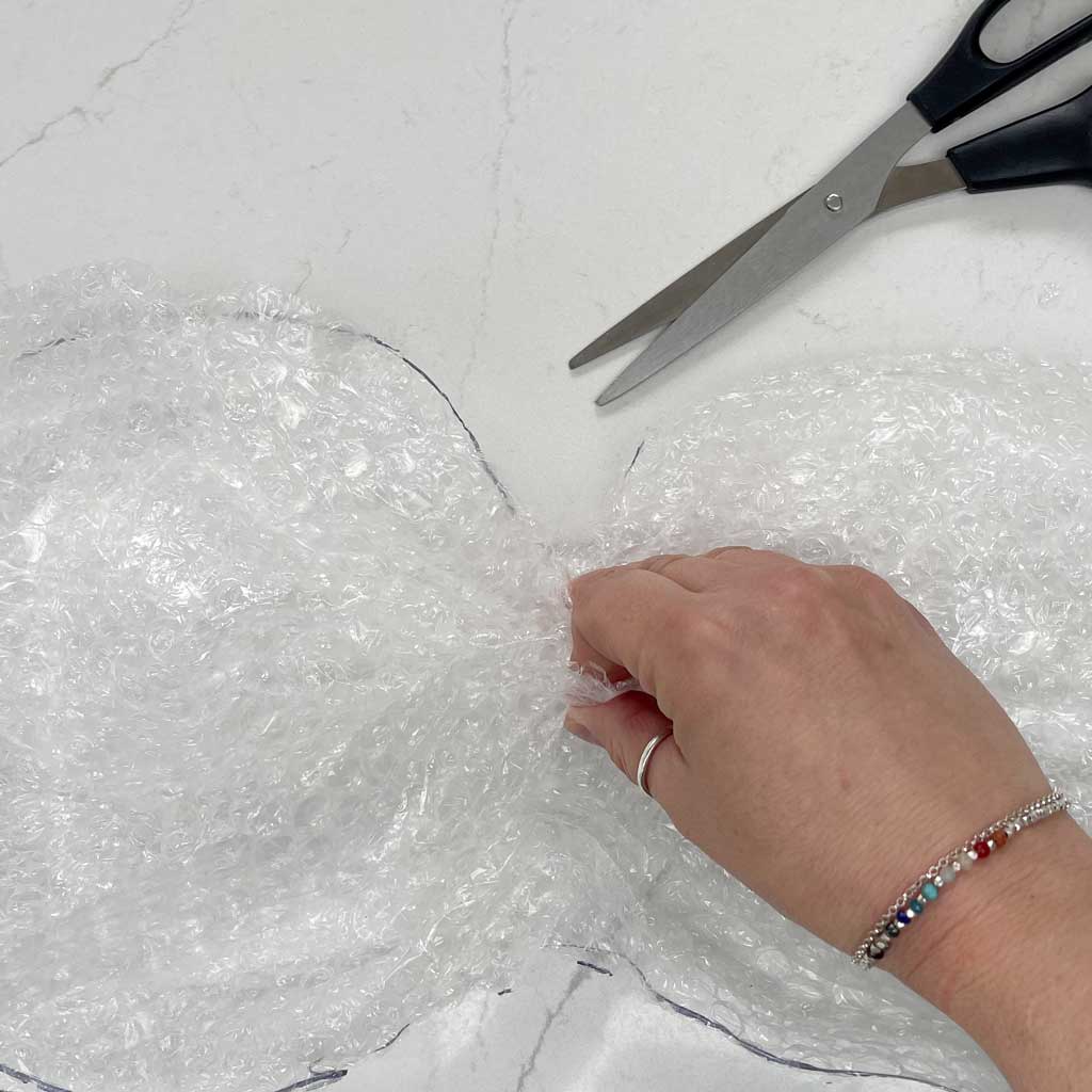 No sew DIY bee wings tutorial — step 3
