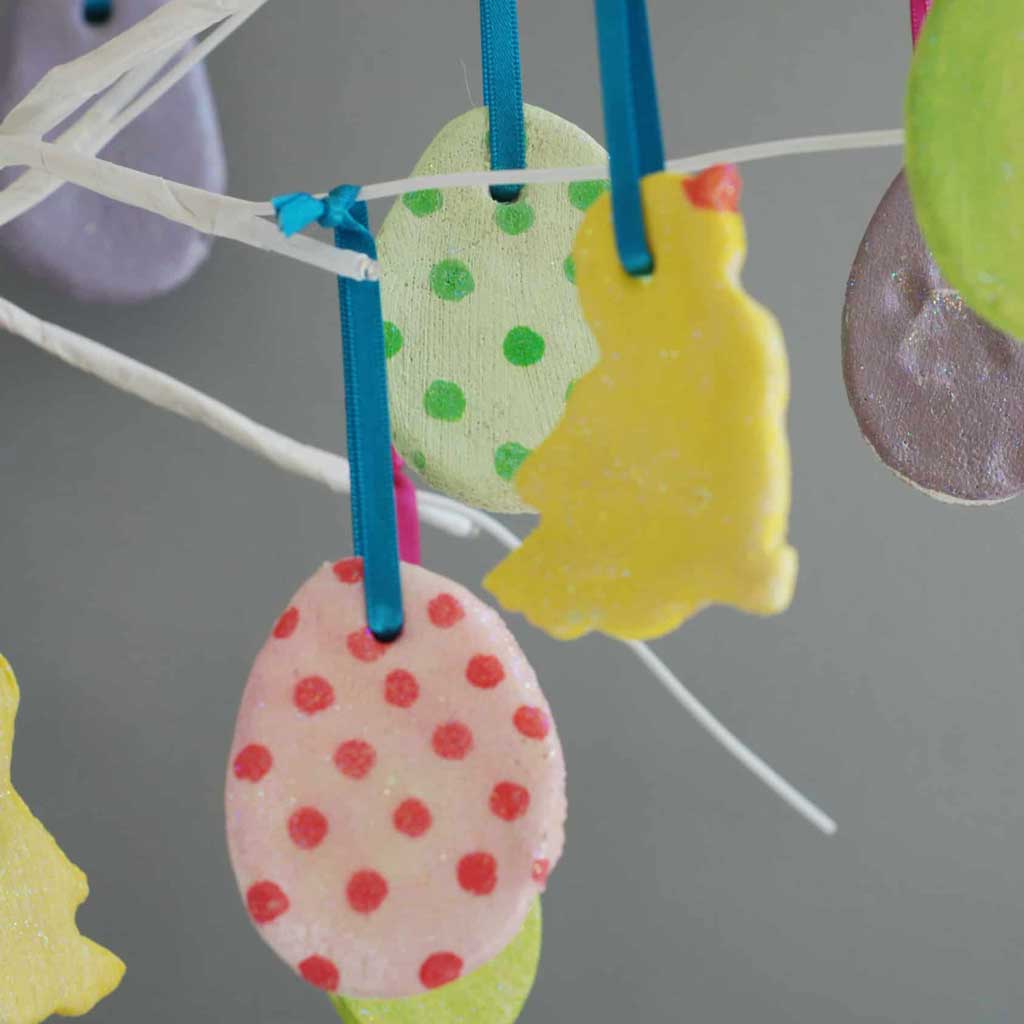 DIY Easter decorations and salt dough ornaments