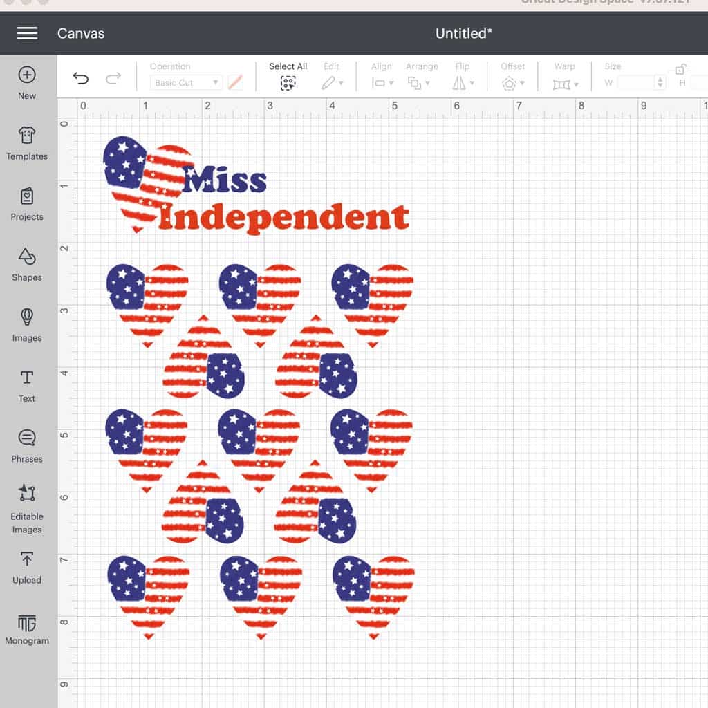Miss Independent Free SVG for Crafting — use the heart shape to create some cute stickers.