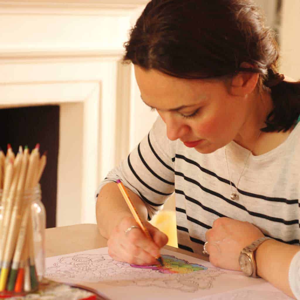 Craft Ideas for Relaxation - Adult colouring books are a great way to switch off and relax.