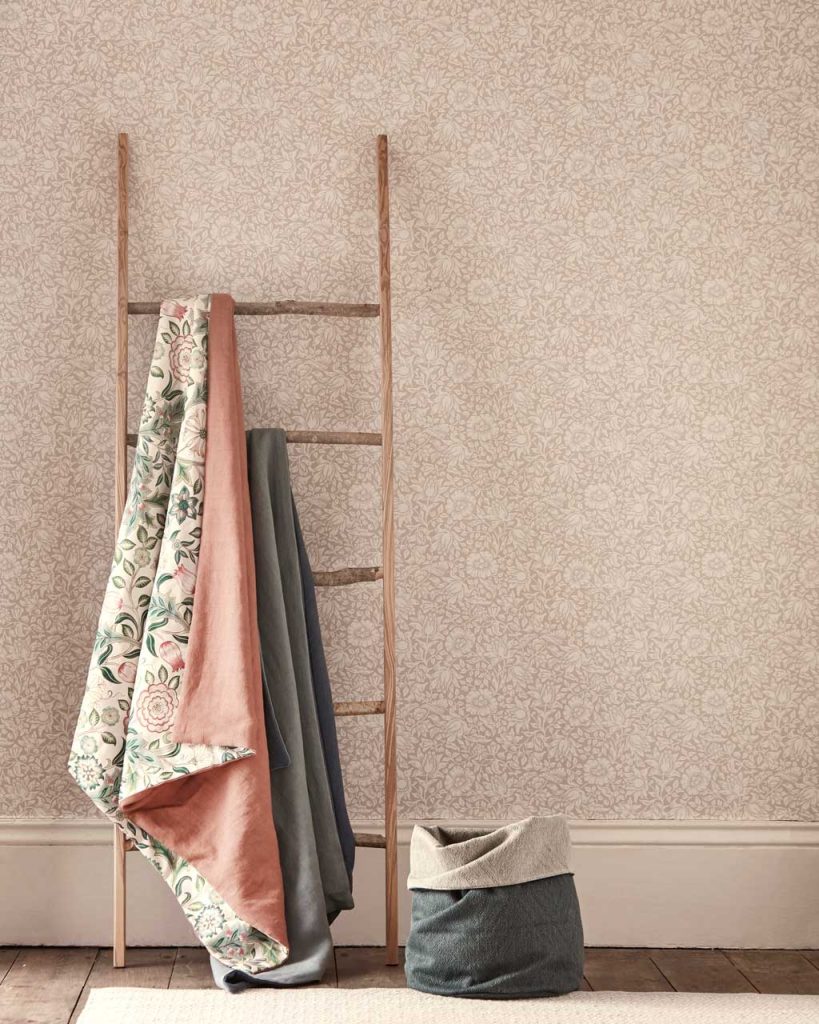 Blush Pink Floral Wallpaper - William Morris