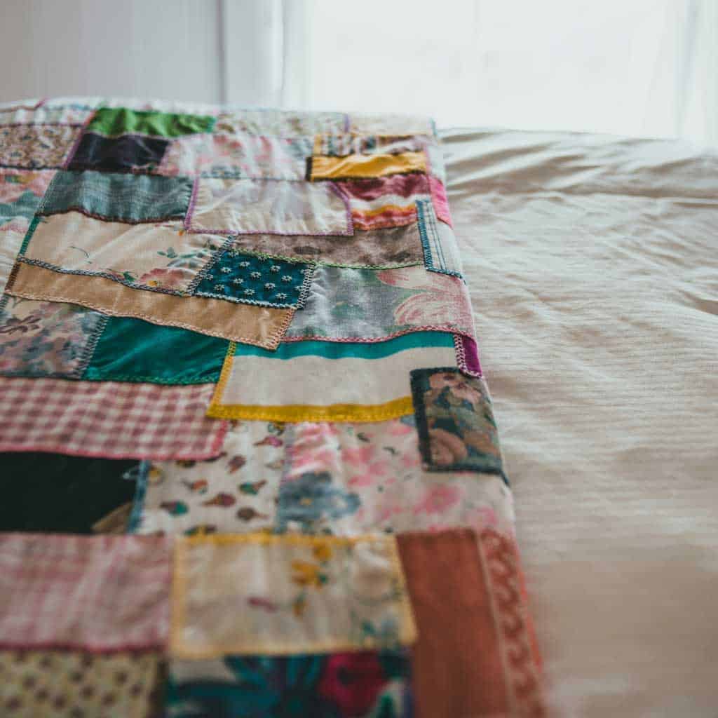 Promoting wellness and relaxation through quilting.