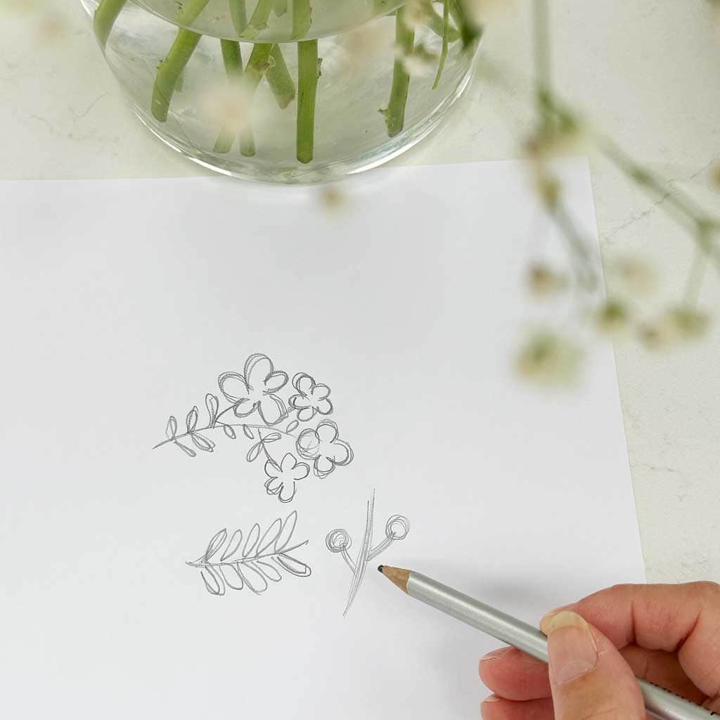 A Fall Floral Alphabet SVG to Use In Your Craft Projects
