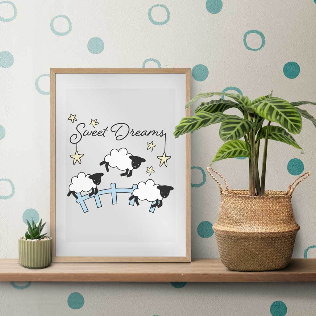 Counting Sheep Sweet Dreams Wall Decal