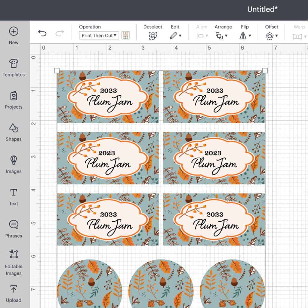 Free printable labels template perfect for personalising homemade jam and chutney.