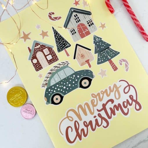 Free printable Christmas stickers