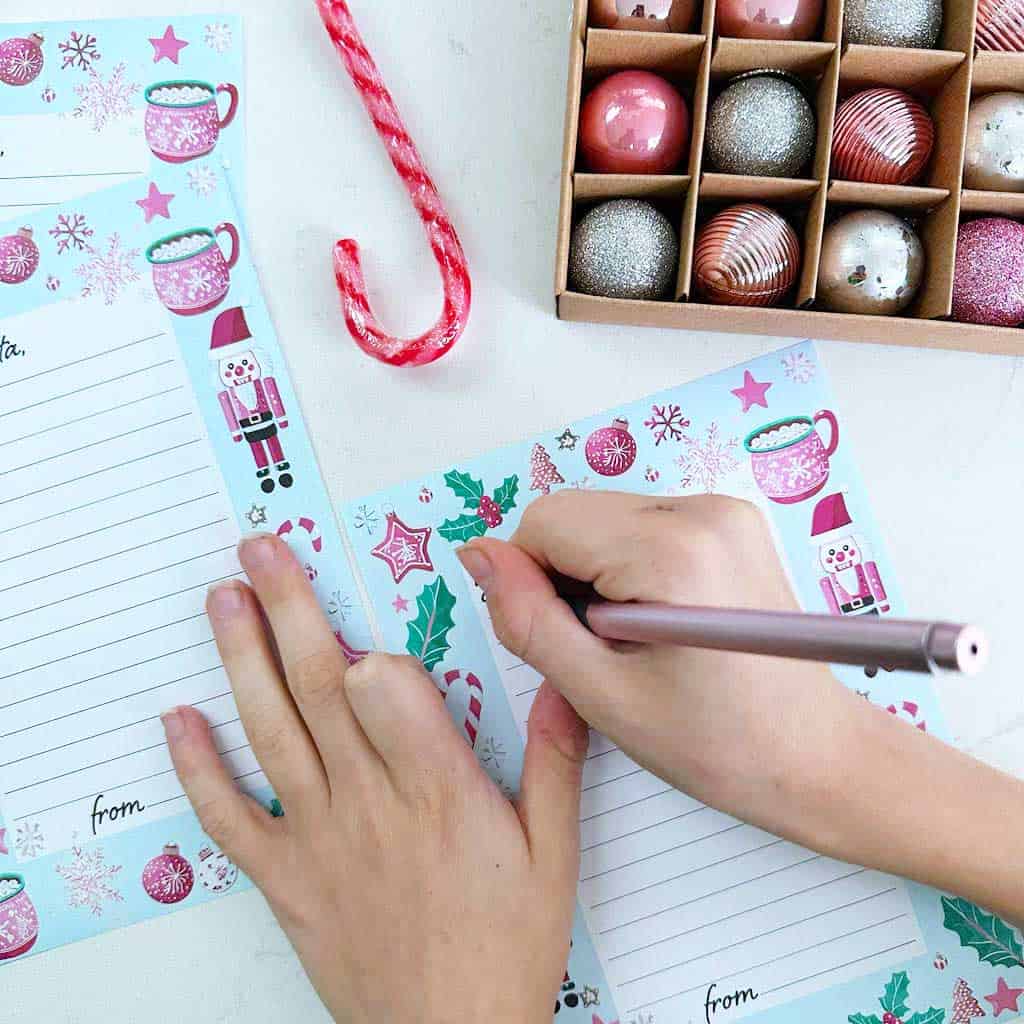Free Printable Template Letter To Santa