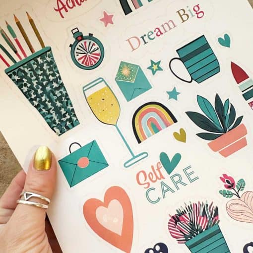 Free Printable New Year Resolutions Planner Pages and Planner Stickers - Image 2