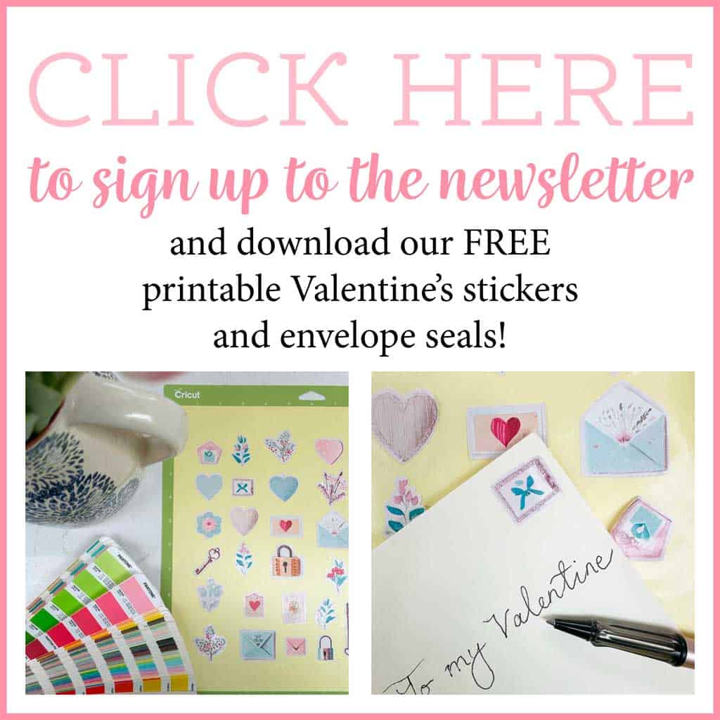 Free Printable Valentines Stickers and Envelope Seals 