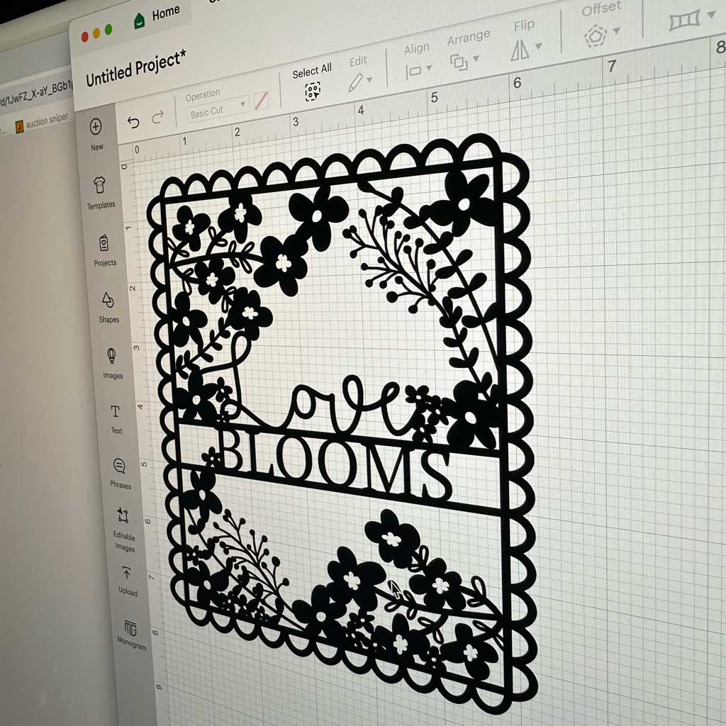 Free Valentine SVG Papercut Template - in Cricut Design Space