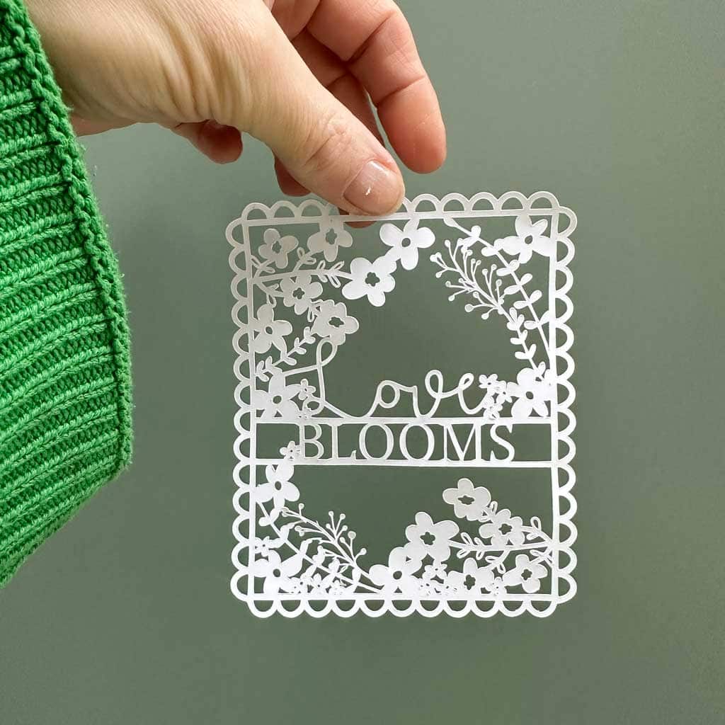Free Valentine SVG Papercut Template