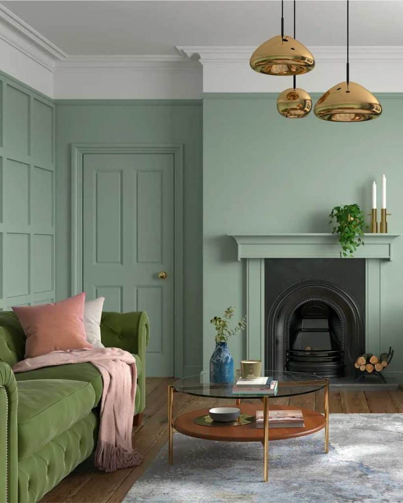 12 Sage Green Paint Colours for Every Interior: this is Heritage Sage by Dulux.