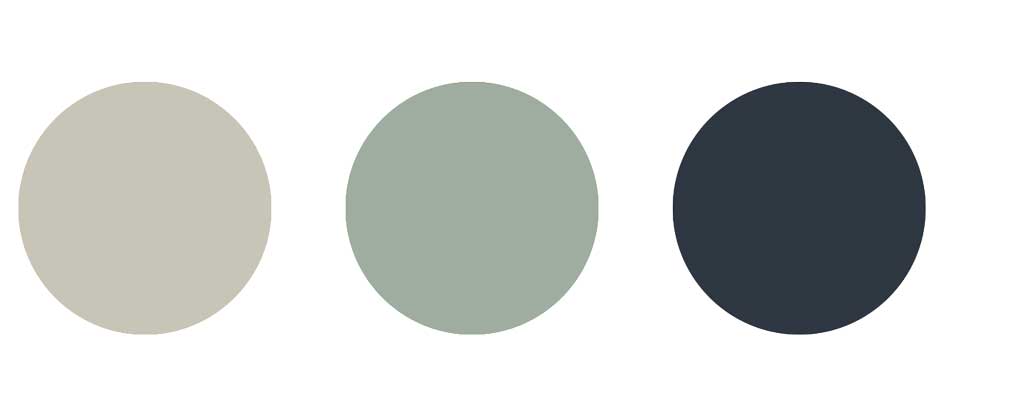 Colours that go best with sage green — cool tones.