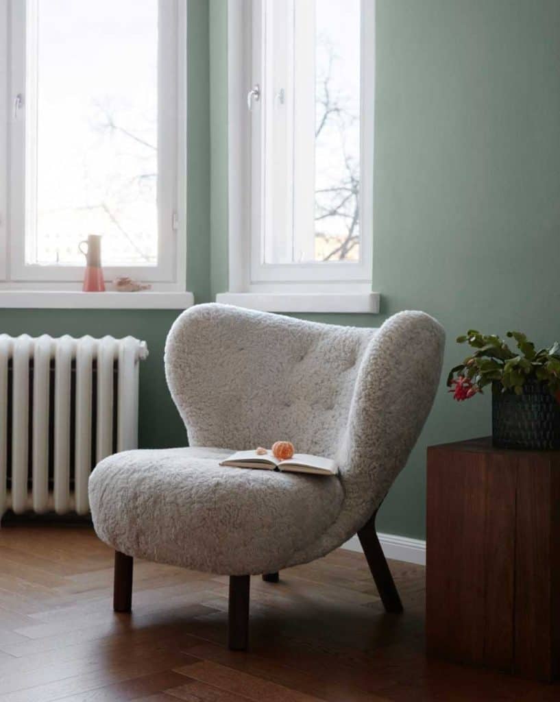 12 Sage Green Paint Colours for Every Interior: this is Nephrite by Tikkurila.