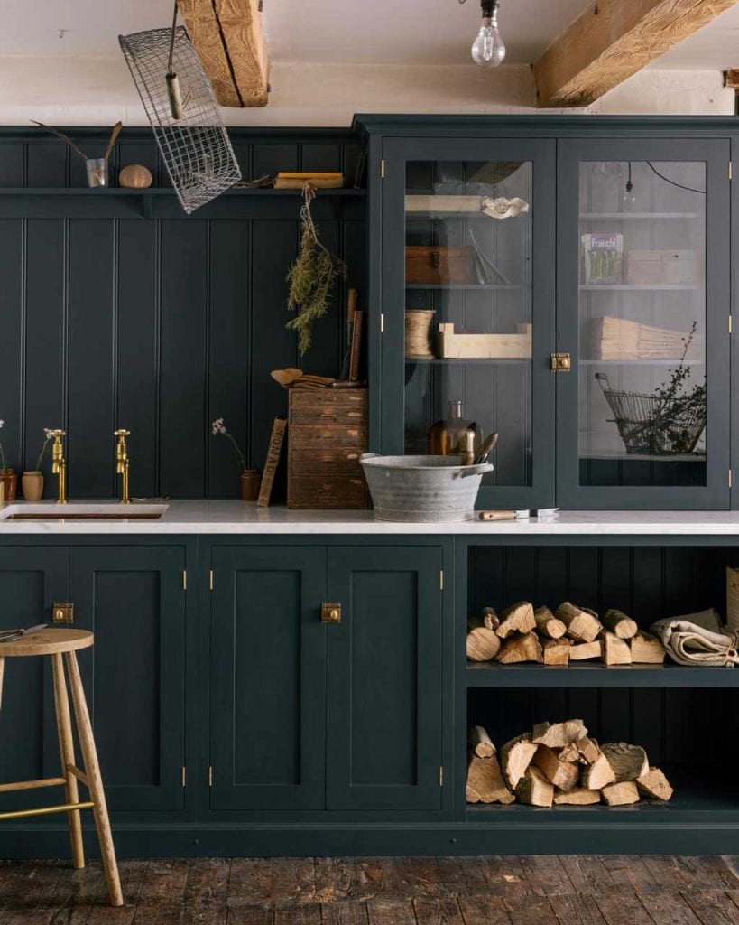 12 dark blue Paint colours for every interior — Pantry Blue by DeVOL.