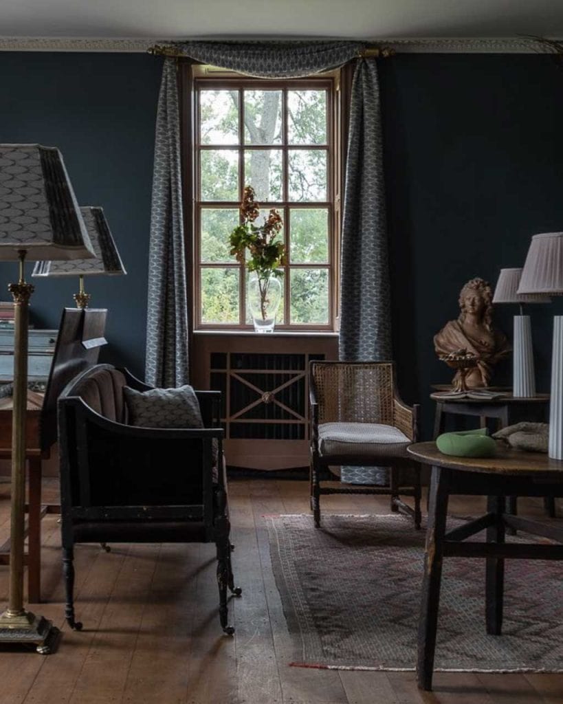 12 of the best dark blue paint shades — Indigo by Edward Bulmer.