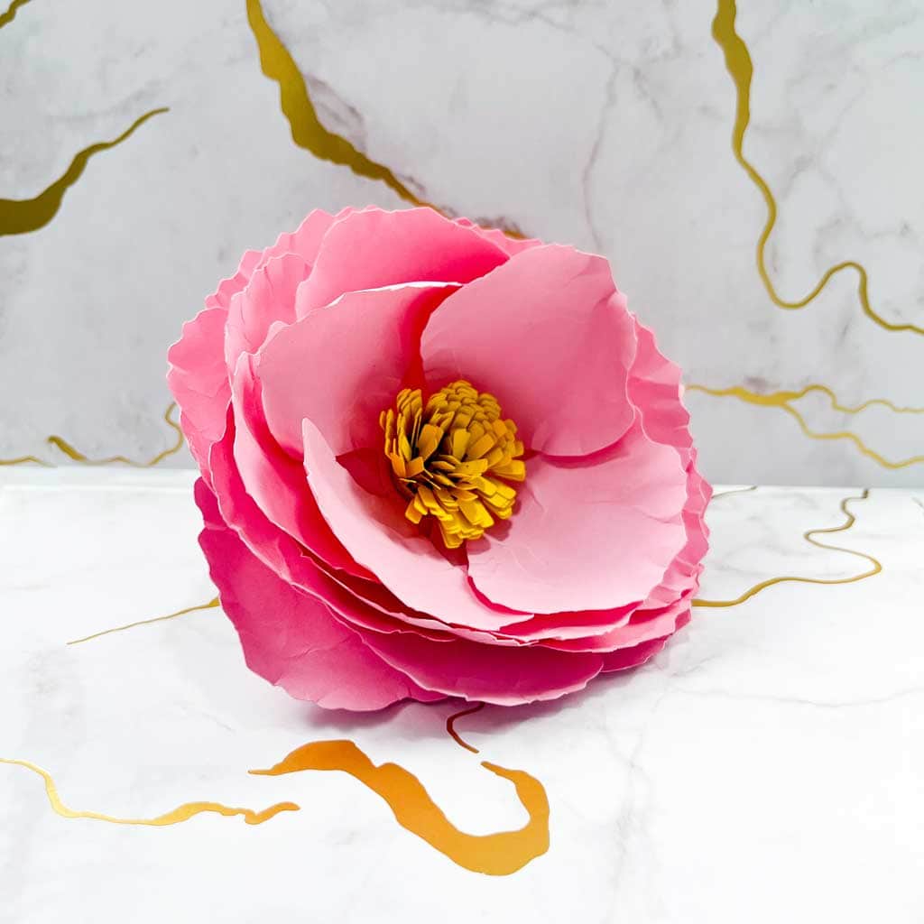 Free Springtime SVG Files — 3D peony.