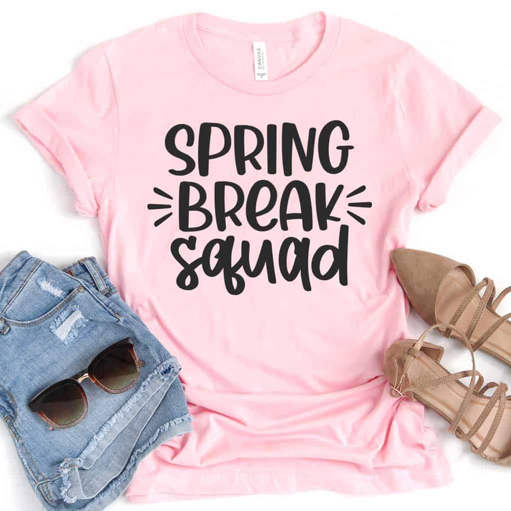 Free Springtime SVG Files — spring break squad
