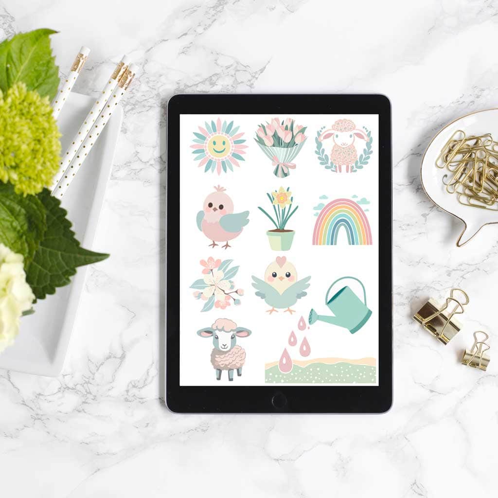Page of free spring clip art to download
