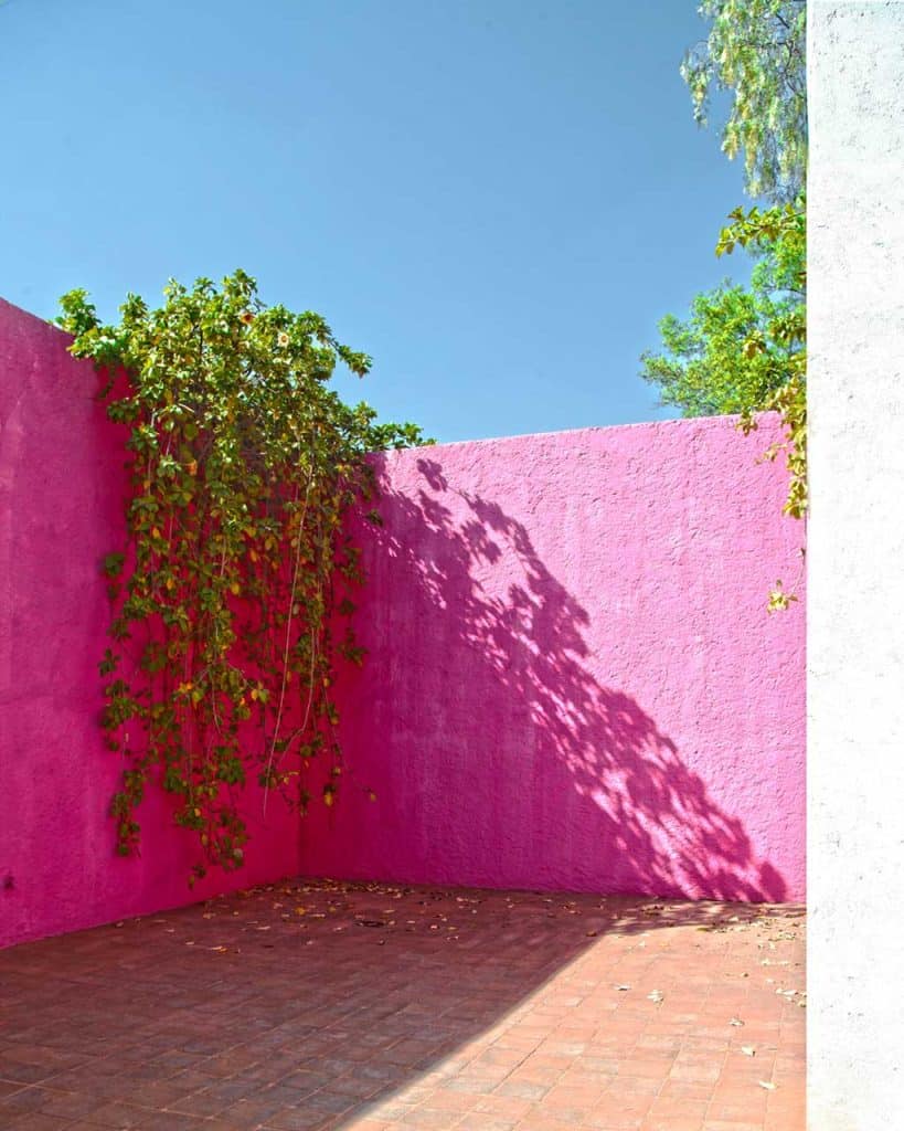 Luis Barragán used pink paint colors to great effect.