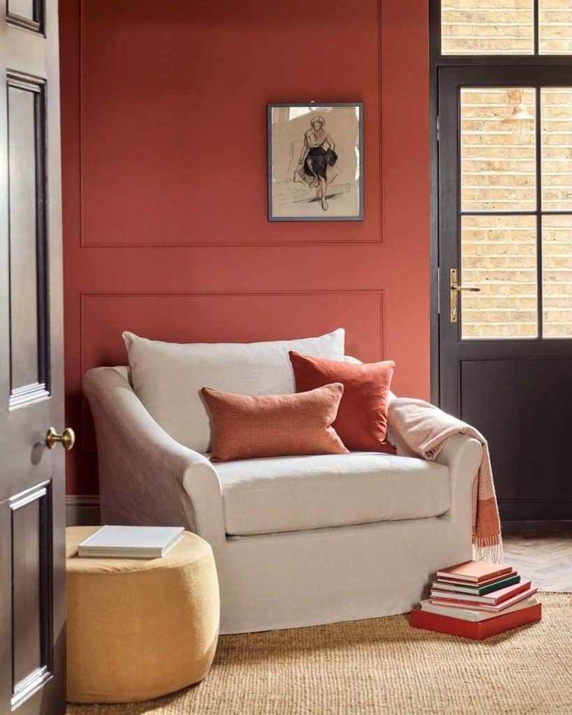 12 pink paint colors for every interior — Rhubarb by Neptune