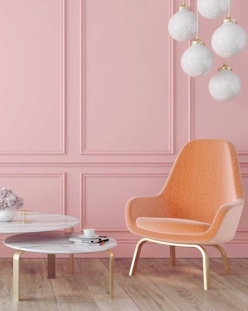 12 pink paint colors for every interior — Paeony No. 66 by Victory Colours.
