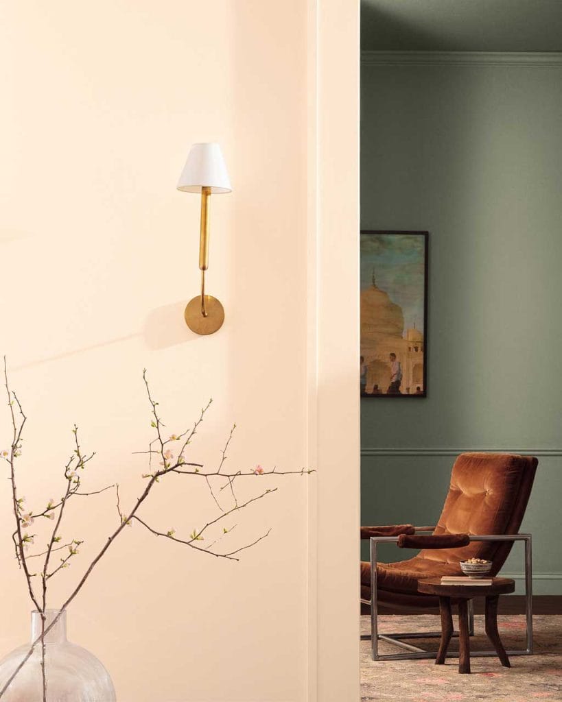 12 pink paint colors for every interior — Pristine by Benjamin Moore.