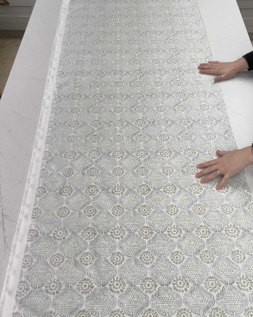 DIY Upholstered Bed  — step 5: Cut your fabric