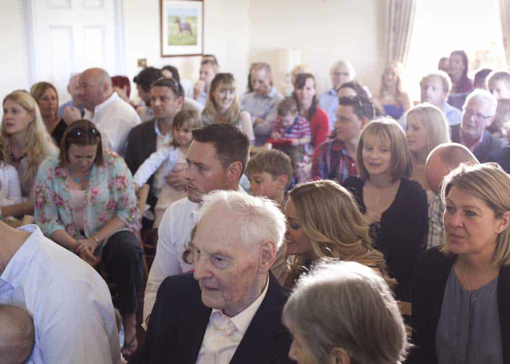 Guests at the baby naming day.