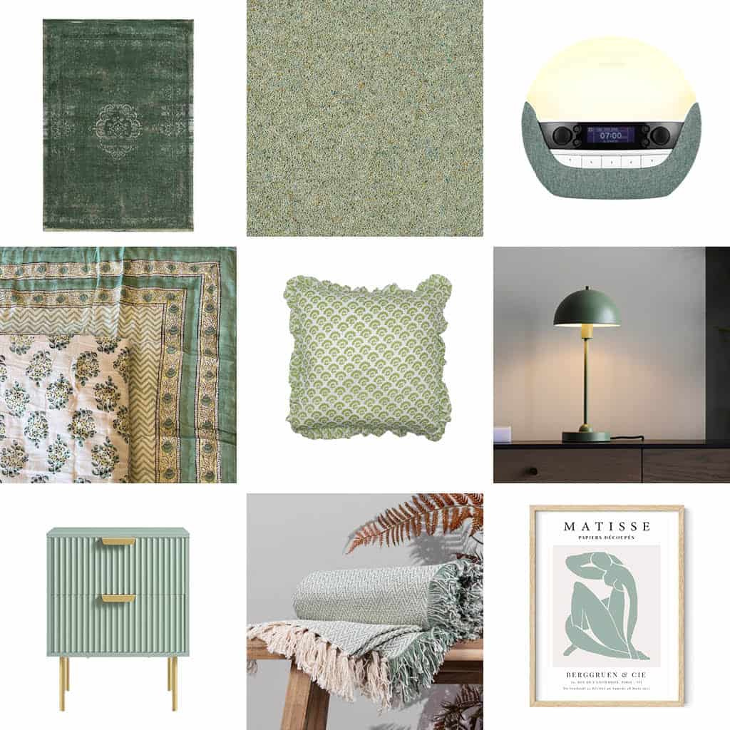 Sage Green Bedroom Accessories